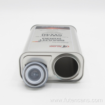 1L Rectangular Metal Tin Can